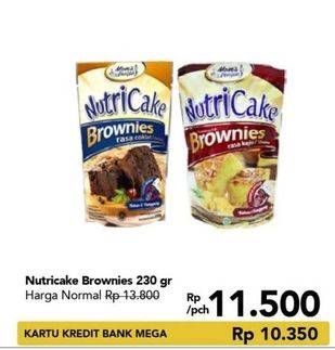 Promo Harga Nutricake Instant Cake Brownies 230 gr - Carrefour