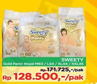 Promo Harga Sweety Gold Pants M60, L54, XL44, XXL36  - TIP TOP