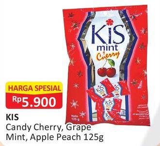 Promo Harga KIS Candy Mint Mint Cherry, Grape, Apple 125 gr - Alfamart