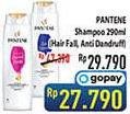 Promo Harga PANTENE Shampoo Hair Fall Control, Anti Dandruff 290 ml - Hypermart