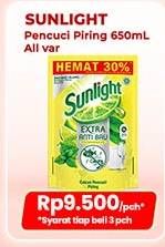 Promo Harga Sunlight Pencuci Piring All Variants 650 ml - Indomaret