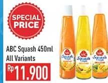 Promo Harga ABC Syrup Squash Delight All Variants 460 ml - Hypermart