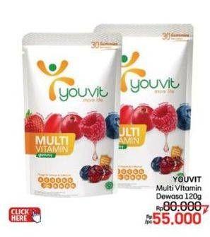 Promo Harga Youvit Gummy Vit 30 pcs - LotteMart