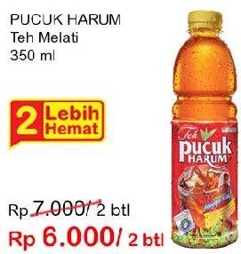 Promo Harga TEH PUCUK HARUM Minuman Teh per 2 botol 350 ml - Indomaret
