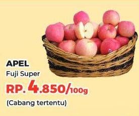 Promo Harga Apel Fuji Super per 100 gr - Yogya