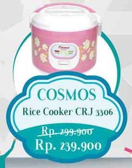 Promo Harga COSMOS CRJ 3306 Rice Cooker  - Yogya