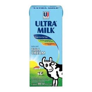 Promo Harga Ultra Milk Susu UHT Full Cream 200 ml - Alfamart
