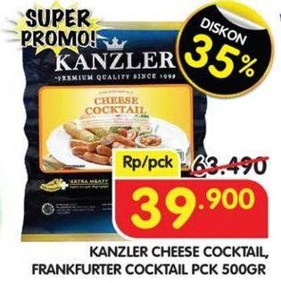 Promo Harga KANZLER Cheese/Frankfurter Cocktail  - Superindo