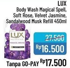 Promo Harga LUX Body Wash Magical Spell, Soft Rose, Velvet Jasmine, Sandal Wood Musk 450 ml - Alfamidi