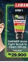Promo Harga Garnier Men Acno Fight Facial Foam 100 ml - Indomaret