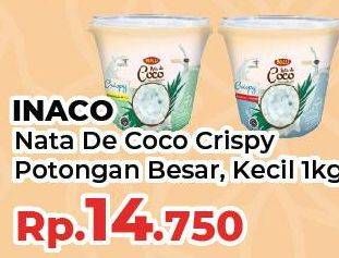 Promo Harga INACO Nata De Coco Crispy Potongan Besar, Potongan Kecil 1000 gr - Yogya