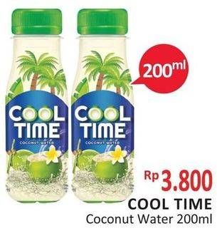 Promo Harga COOL TIME Coconut Water 200 ml - Alfamidi