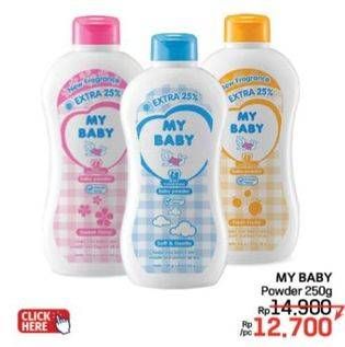 Promo Harga My Baby Baby Powder 250 gr - LotteMart