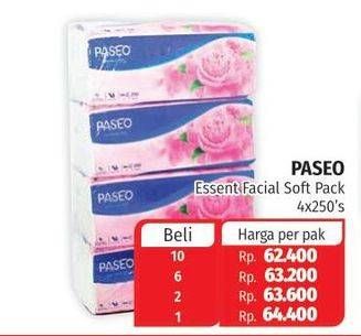 Promo Harga PASEO Facial Tissue 250 sheet - Lotte Grosir