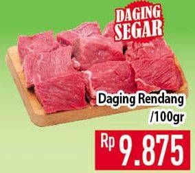 Promo Harga Daging Rendang Sapi per 100 gr - Hypermart