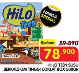 Promo Harga Hilo Teen Chocolate 500 gr - Superindo