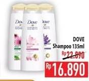 Promo Harga DOVE Shampoo All Variants 135 ml - Hypermart