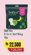 Promo Harga Softex Daun Sirih 3 In 1 16 pcs - Alfamart