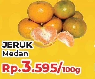 Promo Harga Jeruk Medan per 100 gr - Yogya