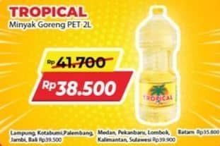 Promo Harga Tropical Minyak Goreng 2000 ml - Alfamart
