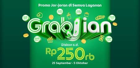 Promo Harga Grabjian Diskon s.d. Rp 250rb  - Grab