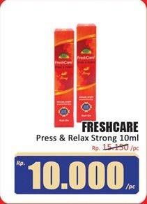 Promo Harga Fresh Care Minyak Angin Press & Relax Strong 10 ml - Hari Hari