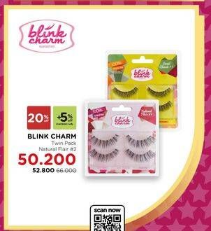 Promo Harga BLINK CHARM Eyelash Limited Edition 4 pcs - Watsons