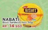 Promo Harga NABATI Bisvit Marie Sandwich Cheese Cream 192 gr - Yogya