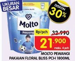 Promo Harga Molto Pewangi Floral Bliss 1800 ml - Superindo