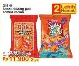 Promo Harga Oishi Snack All Variants 65 gr - Indomaret