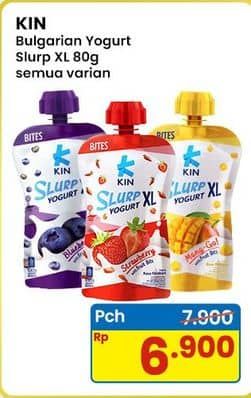 Promo Harga KIN Bulgarian Yogurt Slurp XL All Variants 100 gr - Indomaret