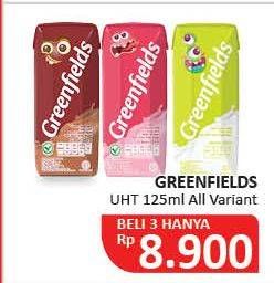 Promo Harga GREENFIELDS UHT All Variants 125 ml - Alfamidi