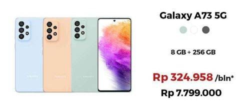 Promo Harga Samsung Galaxy A73 5G 8 GB + 256 GB  - Erafone