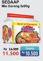 Promo Harga SEDAAP Mie Goreng Original 90 gr - Alfamart