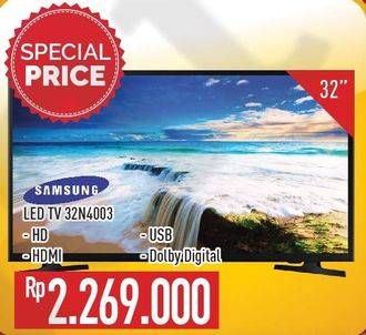 Promo Harga SAMSUNG UA32N4003 LED TV 32"  - Hypermart
