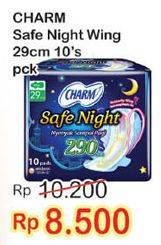 Promo Harga Charm Safe Night Wing 29cm 10 pcs - Indomaret