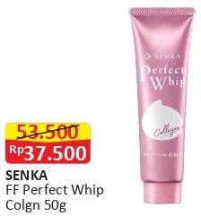 Promo Harga SENKA Perfect Whip Facial Foam Collagen In 50 gr - Alfamart