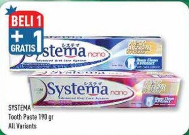 Promo Harga SYSTEMA Toothpaste All Variants 190 gr - Hypermart