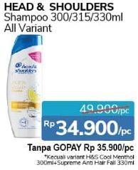 Promo Harga Shampoo 300/330/315ml  - Alfamidi