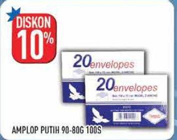 Promo Harga KIKY Amplop Merpati 90-80 Slc 100 pcs - Hypermart
