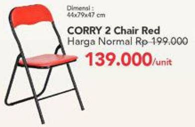 Promo Harga CORRY 2 Chair  - Carrefour