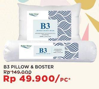 Promo Harga SBM B3 Pillow Bolster Motif  - Carrefour