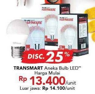 Promo Harga TRANSMART HARDWARE Lampu LED  - Carrefour