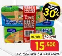 Promo Harga Tessa Facial Tissue 200 sheet - Superindo