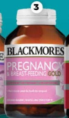 Promo Harga BLACKMORES Pregnancy & Breastfeeding Gold 60 pcs - Guardian