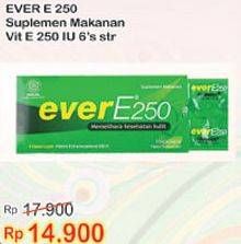 Promo Harga EVER E250 Suplemen Makanan 6 pcs - Indomaret