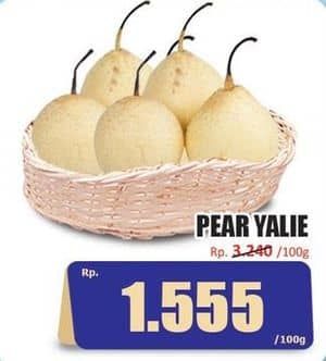 Promo Harga Pear Ya Lie per 100 gr - Hari Hari