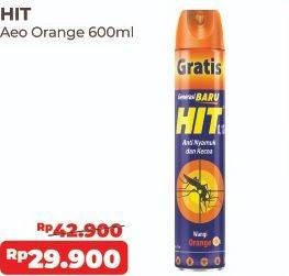 Promo Harga HIT Aerosol Orange 675 ml - Alfamart