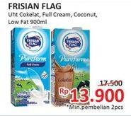 Promo Harga FRISIAN FLAG Susu UHT Purefarm Swiss Chocolate, Full Cream, Coconut Delight, Low Fat 900 ml - Alfamidi