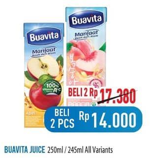 Promo Harga Buavita Fresh Juice All Variants 245 ml - Hypermart